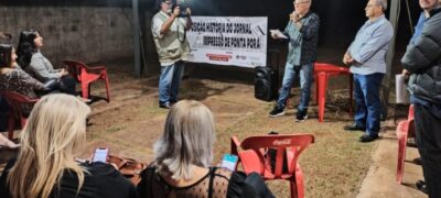 História do Jornal CIPP realiza I Exposição Impresso em Ponta Porã