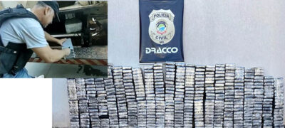 Polícia Civil faz apreensão recorde de 508 kg de cocaína em ‘falso caminhão da Energisa’