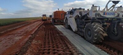 Segundo lote da pavimentação da MS-278 avança e já tem 40% dos trabalhos concluídos