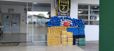 Carga de maconha avaliada em mais de R$ 1 milhão é apreendida na MS-487