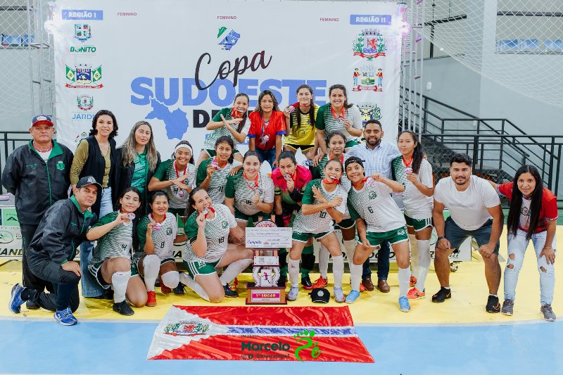 Seleção de Antônio João Campeã da 1ª Copa Sudoeste de Futsal Feminino