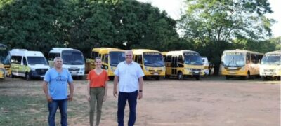 Prefeito Neco anuncia frota do transporte escolar toda revisada e pronta para rodar nesta terça-feira