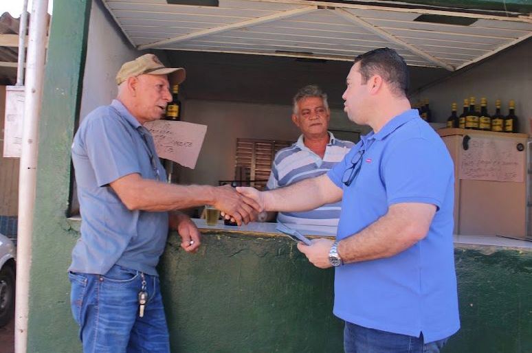 ‘Gordinho do Bolsonaro’, Rodolfo Nogueira faz visitas em bairros de Campo Grande