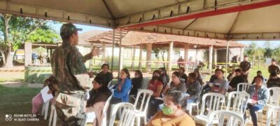 Polícia Militar Ambiental de Bela Vista e Exército Brasileiro realizam Educação Ambiental para 400 pessoas