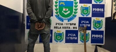 Ladrão tenta roubar farmácia, mas acaba preso pela Policia Militar em Bela Vista