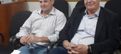 Prefeito Neco Pagliosa e vice-prefeito Preguinho participaram da abertura dos trabalhos da Câmara municipal de Caracol