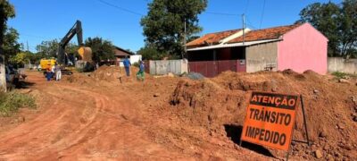 Bela Vista: Obras do asfalto da Rua da APAE estão a todo vapor