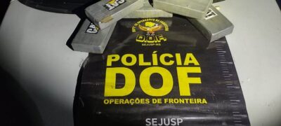 DOF apreende cocaína que era levada para Cascavel