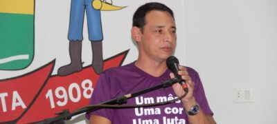 Agosto Lilás começou e o vereador Oraldino reforça o apoio ao enfrentamento da violência contra a mulher