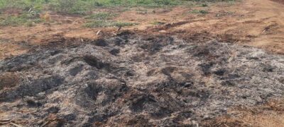 PMA do Distrito de Águas do Miranda autua infrator em R$ 4,3 mil por incendiar restos de vegetação em leiras