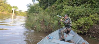 Polícia Militar Ambiental de Jardim fiscaliza sete embarcações, dois acampamentos, cinco pesqueiros e 41 pescadores no rio Miranda