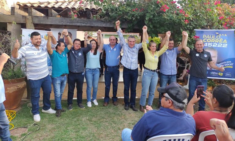 Prefeito Odilon Ribeiro e vereadores de Aquidauana declaram apoio a Paulo Corrêa