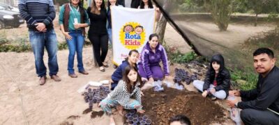 Parceria entre Rotakids de Bela Vista, Ciarama, Prefeitura, 10° RC Mec e Mercado BR produz 10 mil mudas de ipê