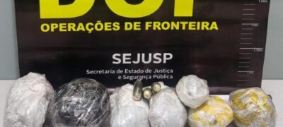 DOF apreende maconha e cocaína sendo levadas de Corumbá para Campo Grande
