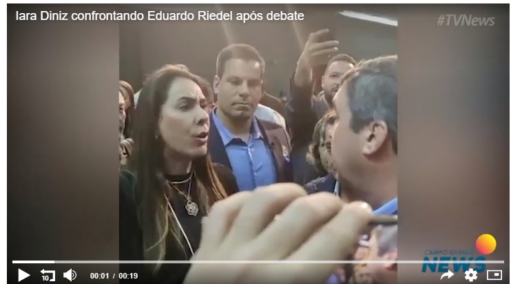 Juiz manda excluir fake contra Riedel e fala de ato pouco civilizado em debate