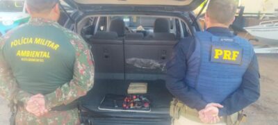 PMA e PRF prendem traficante boliviano com 54 kg de cocaína e 1 kg de maconha avaliados em mais de R$ 7 milhões