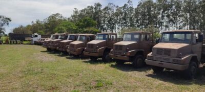 Caminhões, picapes e geradores são atrações de leilão do Exército em MS