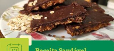 Receita Saudável: barrinha de granola  