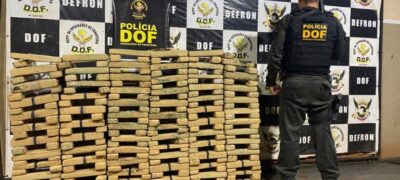 Caminhão que seguia para São Paulo com maconha nos pneus foi apreendido pelo DOF