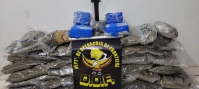 DOF apreende skunk e haxixe marroquino avaliados em mais de R$ 400 mil