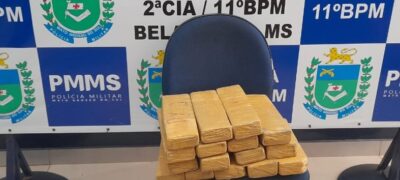 PM de Bela Vista prende casal com drogas no travesseiro que tinha destino a cidade de Bonito MS