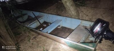 PMA de Bela Vista prende em flagrante e autua em R$ 2,5 mil três pescadores e apreende pescado, barco e motor