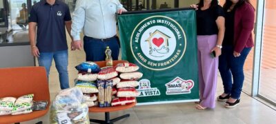 Bela Vista: “Amor sem Fronteiras” recebe doação de alimentos da Cooperativa Lar