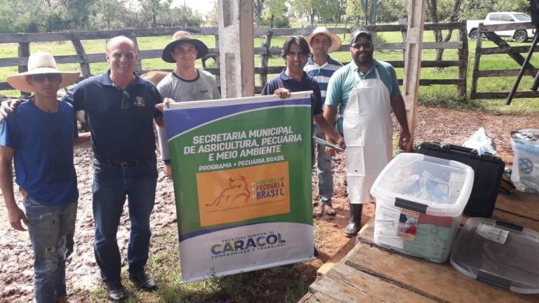 Prefeitura de Caracol realizou a 1° rodada do Programa Municipal de Inseminação via protocolo de IATF