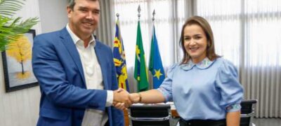 Riedel visita prefeita da Capital e destaca gestão municipalista e ações em prol do desenvolvimento