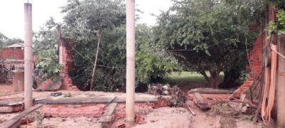 Cena de guerra: Tempestade atinge metade das casas de Caracol, que vai decretar emergência
