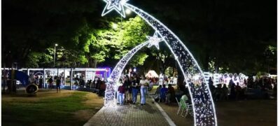 Atendendo reivindicação do comércio local, Prefeitura de Amambai realizou abertura do Natal de Luzes nesta terça-feira