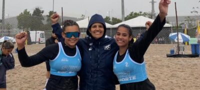 JEB’s 2022: Dupla feminina de MS começa com vitória no vôlei de praia; confira o resumo do primeiro dia