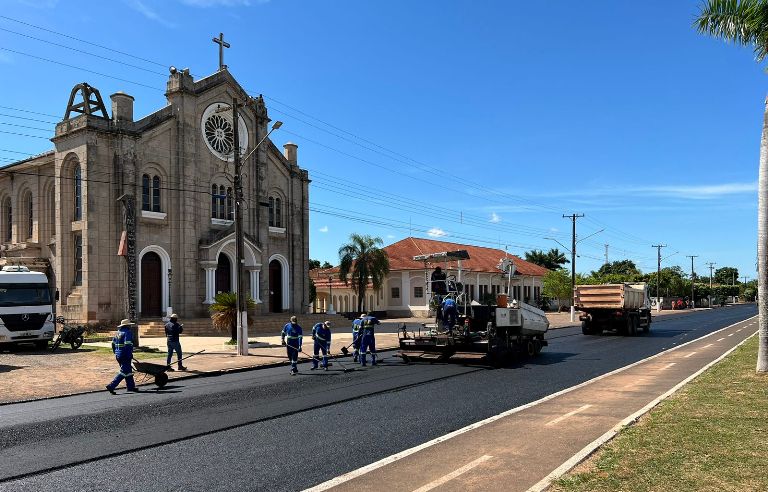 Bela Vista: Prefeitura inicia recapeamento da ‘Santo Afonso’