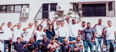 Nova diretoria do Sinergia-MS toma posse e lança livro sobre os 40 anos de atuação sindical