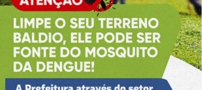 Proprietários de terrenos baldios em Caracol tem 15 dias para efetuarem a limpeza sob pena de multa