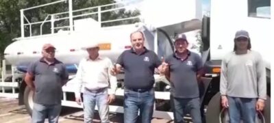 Prefeitura de Caracol recebe caminhão pipa para combate a incêndio e atendimento a outras demandas do município