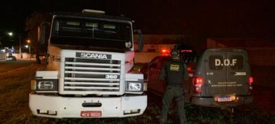 DOF recupera carreta de proprietário que foi mantido em cativeiro em Goiás