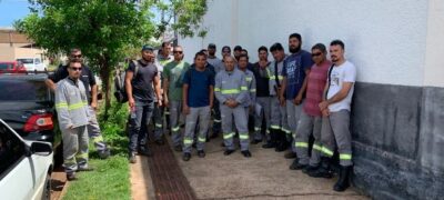 Trabalhadores de empresa terceirizada da Energisa paralisam as atividades