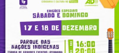 De pomar de guavira à arte, Sarau no Parque chega a sua reta final no fim de semana