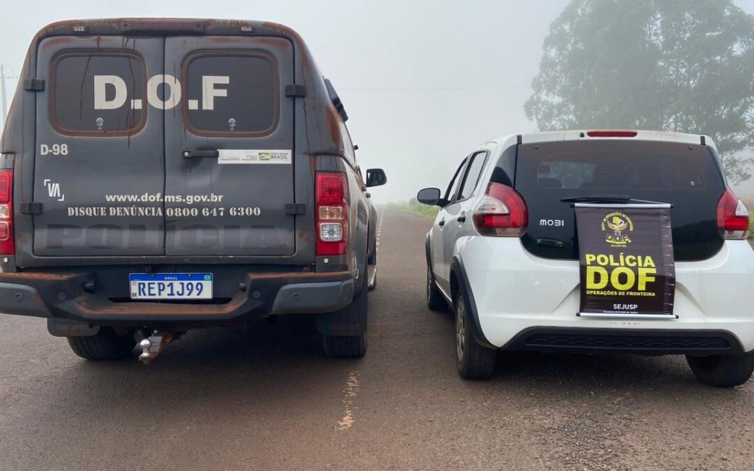 Paraguaio é preso pelo DOF com carro roubado em São Paulo