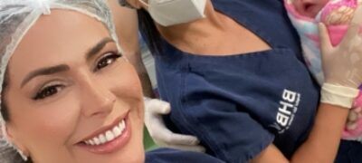 Agatha Raysa Dias Ferreira, primeira bebê a nascer em Bela Vista em 2023 