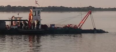Para melhorar escoamento da produção regional, rio Paraguai passa por dragagem