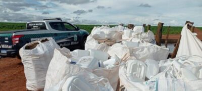 PMA de Costa Rica autua empresa agrícola em R$ 50 mil por armazenamento e disposição de agrotóxicos