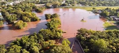 Cheia do Rio Apa atinge 14 famílias em Bela Vista e previsão é de mais chuva