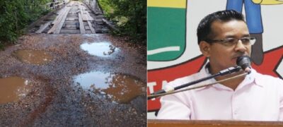 Vereador Fleitas pede reforma na ponte que liga o Assentamento Santa Marina \ Caracol  