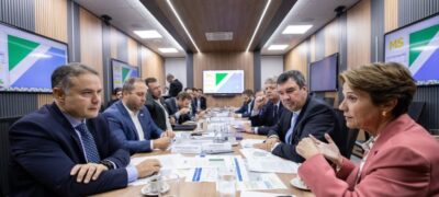 Em reunião com Riedel, ministro garante quase R$ 1 bilhão para rodovias e concretização da Rota Bioceânica