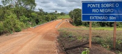 Rio Negro e Ribas do Rio Pardo: pontes de concreto em estradas vicinais dão logística ao campo