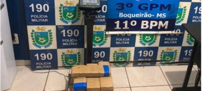 Polícia Militar de Boqueirão prende um casal por tráfico de drogas e apreende 15 Kg de maconha