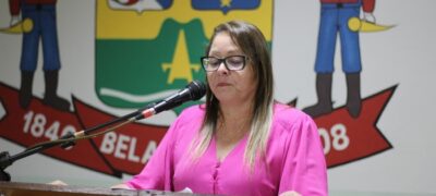 Helenice Kalife apresenta Moção de Aplausos direcionada aos lideres da Igreja Assembléia de Deus Missões em Bela Vista