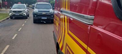 Corpo de Bombeiros realiza Atendimento de emergência envolvendo colisão